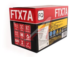 Аккумулятор FQ MOTO AGM 6А/ч 6СТ6 FTX7A-BS