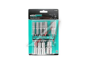Набор головок 1/4"4-19мм WHIRLPOWER 271104002 (96-9009)