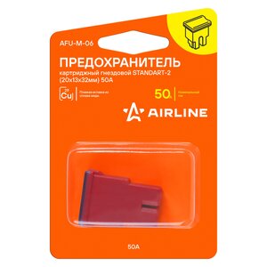 Предохранитель 50A картриджного типа AIRLINE AFU-M-06