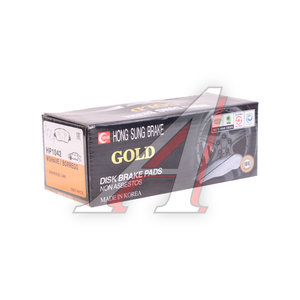 Колодки тормозные KIA Mohave (08-) передние (4шт.) HSB HP1042, GDB3418, 58101-2JA00