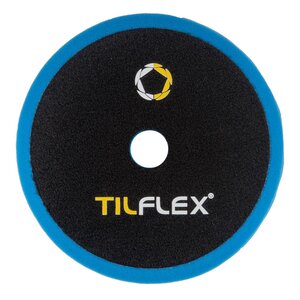Круг полировальный на липучке с отверстием рефленый 150х25мм голубой TILFLEX TL73