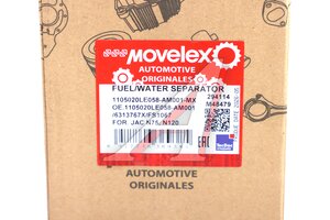 Фильтр топливный JAC N75,N120 грубой очистки MOVELEX 1105020LE058-AM001-MX, 1105020LE058-AM001