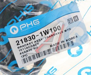 Опора двигателя HYUNDAI Solaris левая МКПП PHG 21830-1W100, 1011ACEAC0