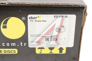 Диск тормозной ROR (АБС) (378х150х45) (1шт.) EKER ED15002, 21225115