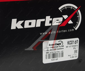 Фильтр воздушный салона TOYOTA Highlander (03-) LEXUS GS,IS,RX (97-) KORTEX KC0169, LA199, 87139-48020