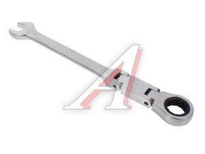 Ключ АвтоDело комб.трещоточный двойной шарнир 17мм 30067, 17080