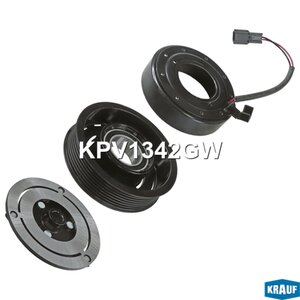 Муфта NISSAN Maxima (08-),Murano (07-),Pathfinder (12-) компрессора кондиционера KRAUF KPV1342GW, LMAC1401, 92660-JP00B
