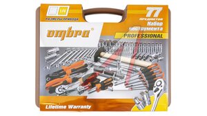 Набор инструментов 77 предмета слесарно-монтажный OMBRA OMT77S
