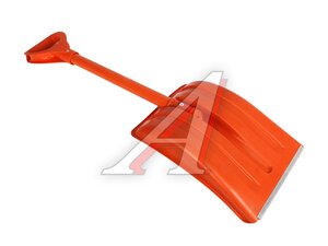 Лопата для снега 26х35х84см оранже.с алюм.черенком 260350