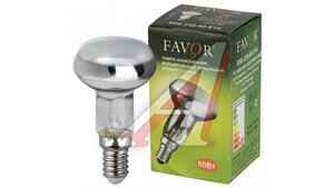 Лампа накаливания R50 60W E14 рефл зеркал FAVOR 4605645005210