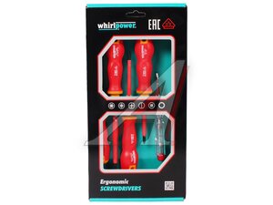 Набор отверток диэлектрических 5 предметов WHIRLPOWER 273501081/102-105