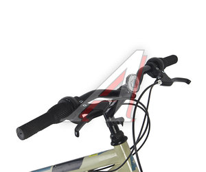Велосипед 26" 18-ск. двухподвесный бежево-черный ALTAIR MTB FS 26 1.0, RBKT1F16E007, 185