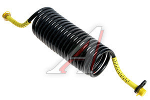 Шланг пневматический витой М22 L=4.5м (желтый) WABCO 4527110590, 4527110590/4527110050