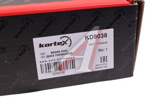 Барабан тормозной FORD Focus (05-) задний (1шт.) KORTEX KD9038, DB4392, 1743443