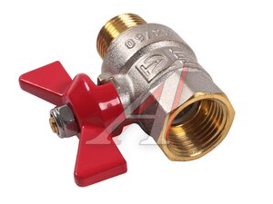 Кран шаровый 1/2" вн.-нар. бабочка VT.218.N.04