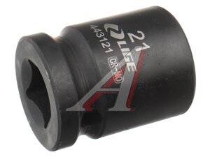 Головка торцевая 1/2" 21мм ударная L=38мм LIGE LG-443121