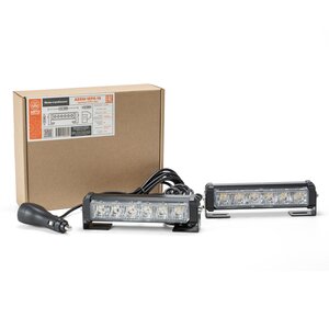 Маяк балка светодиод. 12/24V 6Вт кронштейн стробоскоп 1 стор.(1+1блок Epistar) AVTOELECTRICA AE6W-1EPS-1S