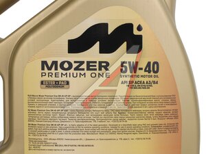Масло мотор.MOZER 4638742 PREMIUM ONE 5W40 4л 4638742