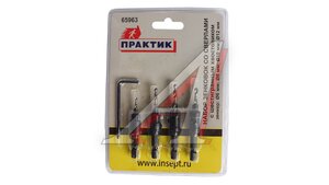 Набор зенковок со сверлами ПРАКТИК 2711030505/65963