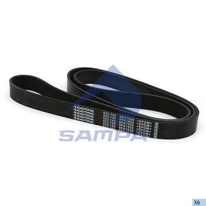 Ремень приводной поликлиновой 8PK1920 MAN SAMPA 023.142-01, 3.34215/023.142-01/8PK1920, 51968200345