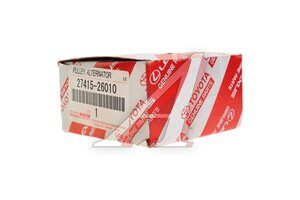 Шкив TOYOTA Avensis,Corolla,Rav4 (дизель) генератора (обгонная муфта) OE 27415-26010, 2741526010