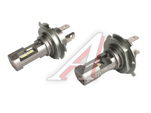 Лампа светодиодная 12V H4 P43t-38 (2шт.) LEDISON №3 Н4