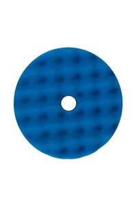 Круг полировальный на липучке с отверстием рефленый 150х25мм голубой TILFLEX TL73
