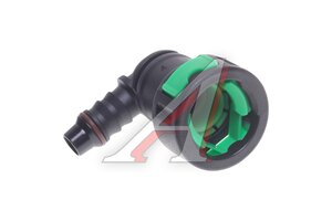 Фитинг угловой топливный D11.80 под трубку d=10х1.0мм быстросъемный "мама" пластик STARTEC INF.41.1180D10L