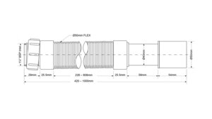 Гофра 1.0м-11/2*40*50 McALPINE MRMF2