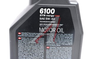 Масло моторное MOTUL 6100 SYN-NERGIE 5W40 п/синт.1л 113880, MOTUL 5W40/107975/107978/107979/111689/111862/111690/112451/112452/112925/112926/113880