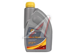Масло моторное DEVON SPRINT 5W40 1л 338661617, DEVON 5W40