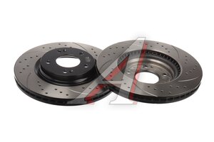 Диск тормозной HYUNDAI Elantra (20-) передний перфорированный комплект TAYGA BDF266, 51712-L1000