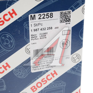 Фильтр воздушный салона IVECO Daily (06-) BOSCH 1 987 432 258
