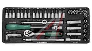 Набор JONNESWAY торцевых головок 1/4 4-13мм 41пр. S04H2141S