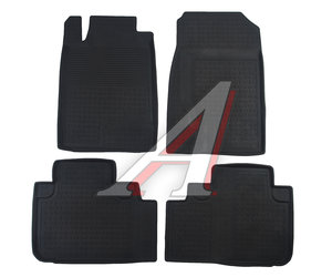 Коврик салона HAVAL F7(19-) резина черный (4 предм.) SEINTEX 91889