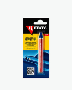 Карандаш восковой белый KERRY KR-195-6, KERRY-195-6