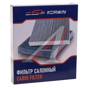 Фильтр воздушный салона CHERY Exceed (20-) угольный KORWIN KWFD0112C, 301001199AA