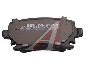 Колодки тормозные VW Golf,Touran AUDI A3,A6 SKODA Octavia задние (4шт.) MANDO MBF015194, GDB1622, 1K0698451H/8E0698451J/1K0698451G/4F0698451D/8E0698