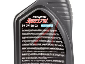 Масло моторное SPECTROL PREMIUM S9 0W30 C3 1л 98826, SPECTROL 0W30