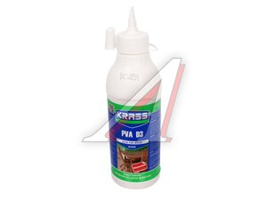 Клей водостойкий PVA D3 для древесины 0.25л 8311254, KRASS