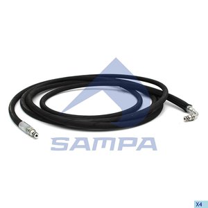 Шланг SCANIA сцепления SAMPA 043.298, 1.28254/81426/043.298, 1860198