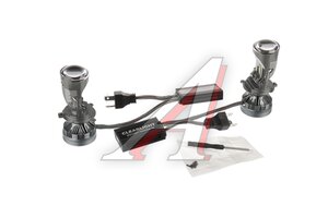 Лампа светодиодная 12V H4 P43t MAX VISION 12000lm 4300K бокс (2шт.) CLEARLIGHT CLMVLENS4K-2