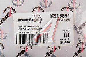 Рычаг подвески MITSUBISHI Pajero 4 передней правый KORTEX KSL5891, 4013A210