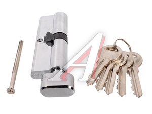 Личинка 1000ZMKnob90(40+10+40) хром 5кл с вертушк. 100ZM/90 CP