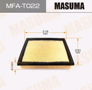 Фильтр воздушный TOYOTA Highlander (10-14) MASUMA MFA-T022, 17801-31141