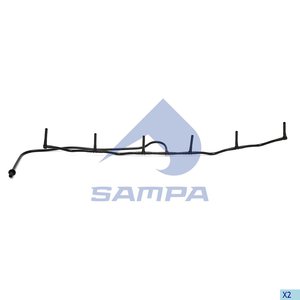 Трубка топливная SCANIA P,G,R,T series (для прокачки) SAMPA 045.198, 94808/164634/1.11729/045.198, 2145694