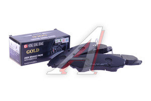 Колодки тормозные HYUNDAI Starex H-1 (07-) KIA Carnival (05-) передние (4шт.) HSB HP1039, GDB3448, 58101-4HA00