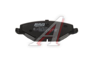 Колодки тормозные VW Polo Sedan (10-) передние (4шт.) BSG BSG80200001, 6RU698151