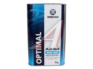 Масло моторное MICHI OPTIMAL 5W30 A3/B4 1л 4637363, MICHI 5W30
