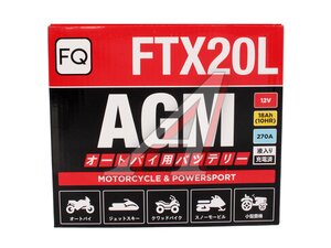 Аккумулятор FQ MOTO AGM 18А/ч 6СТ18 FTX20L-BS